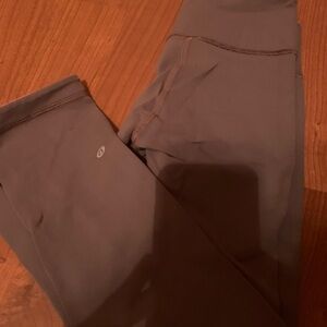 Gray/pink reversible size 4 lululemon Athletic Leggings